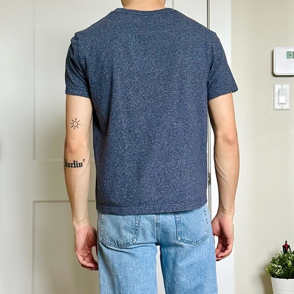 H&M Heather Blue T-Shirt - Picture 2 of 4